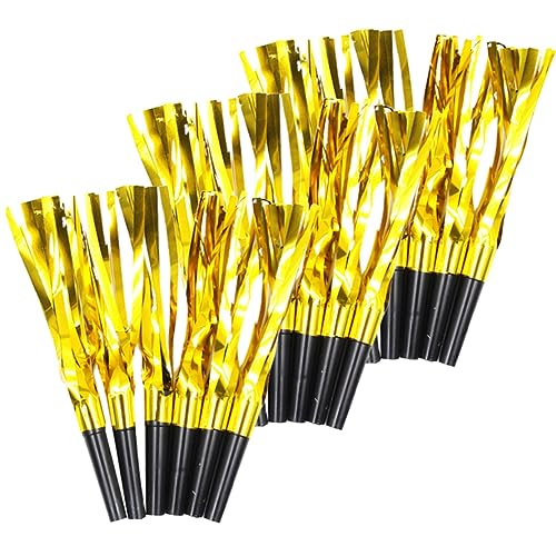 GARIOUANS 36 Stück Teiliges Tassel Trillerpfeifen für Lustige Party Lärmmacher Kreative Cheer Blower Bunte Pfeifen für Geburtstagsfeiern und Festlichkeiten von GARIOUANS
