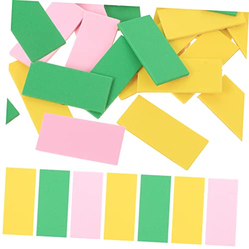 GARIOUANS 3Er-Packungen Selbstklebende Eva Schaumstoff Sticker Bunte Wanddekoration für Kinderzimmer Kindergarten DIY Bastelmaterialien für Klassenräume und Tafeln Ablösbar ohne von GARIOUANS
