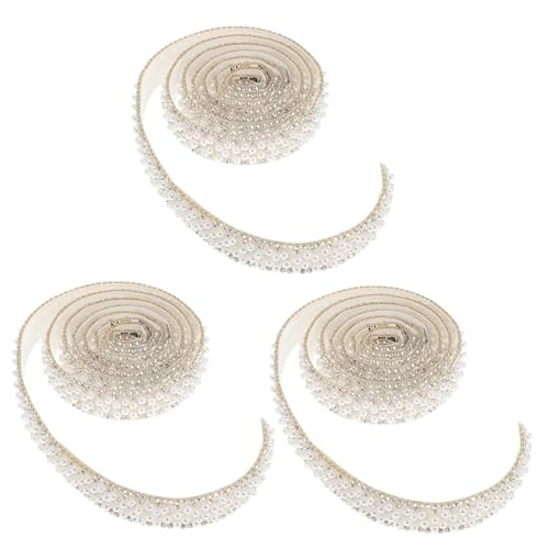 GARIOUANS 3Rollen Selbstklebendes Strassband Breit Präzise Geschnittene Perlen Rhinestones DIY Dekoration für Hochzeit Geburtstag Party Accessoires und Kleidungsschmuck GARIOUANS 3Rollen Selbstklebendes Strassband Breit Präzise Geschnittene Perlen Rhinestones DIY Dekoration für Hochzeit Geburtstag Party Accessoires und Kleidungsschmuck von GARIOUANS