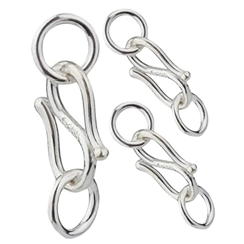GARIOUANS 3Stücke Armbandverschlüsse DIY Schmuck Zubehör Verstellbare S Haken für Armbänder und Halsketten Langlebig für Handwerksprojekte von GARIOUANS