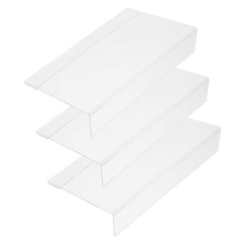 GARIOUANS 3Stücke Förmige Acryl Preisschildhalter Transparenter Schilderständer für Supermärkte und Geschäfte Stabiler und Wiederverwendbarer Etikettenhalter für Preisanzeigen von GARIOUANS