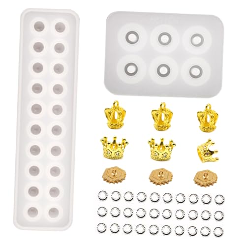 GARIOUANS 3Stücke Silikon Gießform für DIY Schmuck Teiliges Langlebigem Lebensmittelechtem Silikon für Handgemachte Anhänger und Kunsthandwerk GARIOUANS 3Stücke Silikon Gießform für DIY Schmuck Teiliges Langlebigem Lebensmittelechtem Silikon für Handgemachte Anhänger und Kunsthandwerk von GARIOUANS