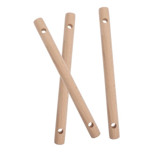 GARIOUANS 3Stücke Vorgebohrte Holzstäbe für DIY Strickleiterstufen Runde Holzstäbe mit Glatter Oberfläche für Bastelprojekte und Holzarbeiten Hohe Tragkraft und Natürliche GARIOUANS 3Stücke Vorgebohrte Holzstäbe für DIY Strickleiterstufen Runde Holzstäbe mit Glatter Oberfläche für Bastelprojekte und Holzarbeiten Hohe Tragkraft und Natürliche von GARIOUANS