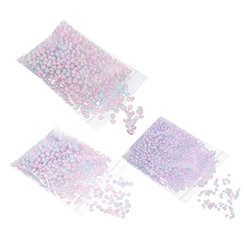 GARIOUANS 3Taschen Gradient Farbwechsel Perlen Dekorationen für DIY Nagelkunst Abs Halbperlen für Maniküre Designs und Stilvolle Nagelkunst GARIOUANS 3Taschen Gradient Farbwechsel Perlen Dekorationen für DIY Nagelkunst Abs Halbperlen für Maniküre Designs und Stilvolle Nagelkunst von GARIOUANS