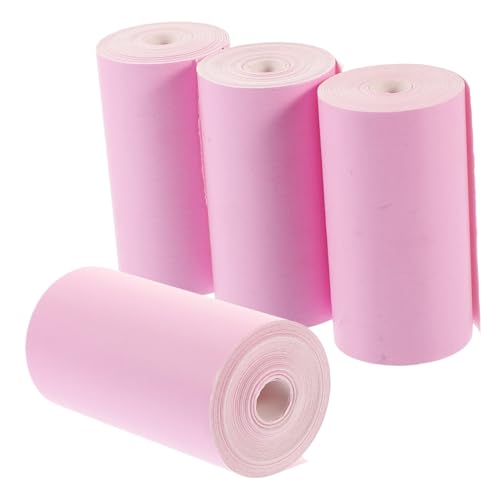 GARIOUANS 4 Rollen Thermopapier Glatte Oberfläche Klare Drucke Hitzebeständig Kassenzettel Papierrollen für Kassen Banken und Krankenhäuser von GARIOUANS