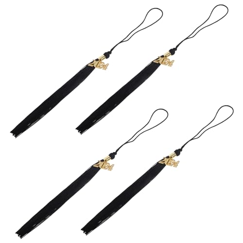 GARIOUANS 4 Stück Abschlussmütze Accessoires mit Quasten Anhängern für Dekorative Quaste für Abschlussfeiern Fotoparty Requisiten und Hutdekoration GARIOUANS 4 Stück Abschlussmütze Accessoires mit Quasten Anhängern für Dekorative Quaste für Abschlussfeiern Fotoparty Requisiten und Hutdekoration von GARIOUANS