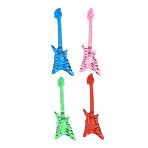GARIOUANS 4 Stück Aufblasbares Teiliges Rock Set mit Bassgitarre Leichte Luftgitarren für Rock und Roll Partydekoration Interaktive Musikparty Requisiten Retro Karneval Zubehör GARIOUANS 4 Stück Aufblasbares Teiliges Rock Set mit Bassgitarre Leichte Luftgitarren für Rock und Roll Partydekoration Interaktive Musikparty Requisiten Retro Karneval Zubehör von GARIOUANS