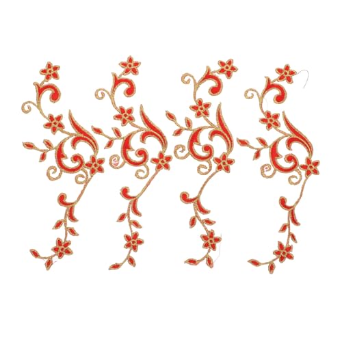 GARIOUANS 4 Stück Bestickte Blumenapplikationen Selbstklebend Verarbeitung Stoffflicken zum Aufnähen für Kleidung Handwerk Vielseitig für Textilien und Accessoires GARIOUANS 4 Stück Bestickte Blumenapplikationen Selbstklebend Verarbeitung Stoffflicken zum Aufnähen für Kleidung Handwerk Vielseitig für Textilien und Accessoires von GARIOUANS