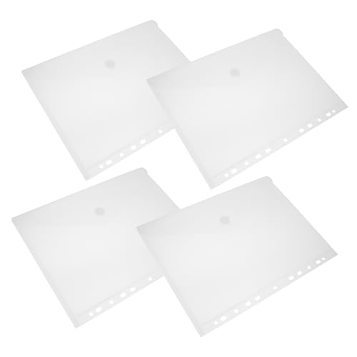 GARIOUANS 4 Stück Dokumentenmappe Teiliges mit Transparente Dateiordner für Büro und Schule für Aufbewahrung von Unterlagen und Notizen GARIOUANS 4 Stück Dokumentenmappe Teiliges mit Transparente Dateiordner für Büro und Schule für Aufbewahrung von Unterlagen und Notizen von GARIOUANS