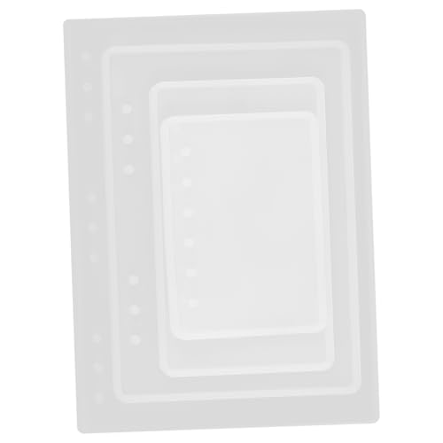 GARIOUANS 4 Stück Epoxidharz Gießform Silikonform für Kreative DIY Notizbuch Herstellung Robust Sicher für Individuelle Harz Kunstwerke von GARIOUANS