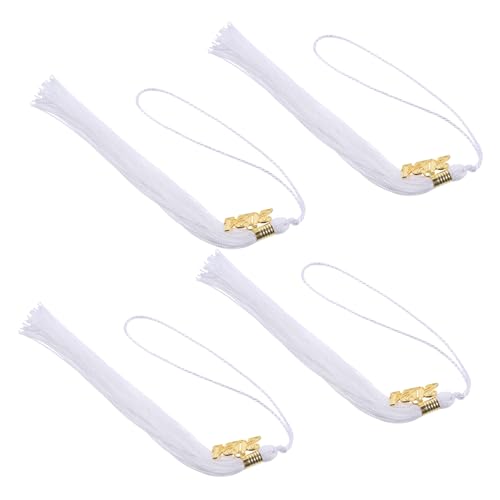 GARIOUANS 4 Stück Graduation Cap Tassel Zubehör Teiliges für Abschlussfeiern Hochwertige Quasten für Bachelorhüte Fotodekoration GARIOUANS 4 Stück Graduation Cap Tassel Zubehör Teiliges für Abschlussfeiern Hochwertige Quasten für Bachelorhüte Fotodekoration von GARIOUANS