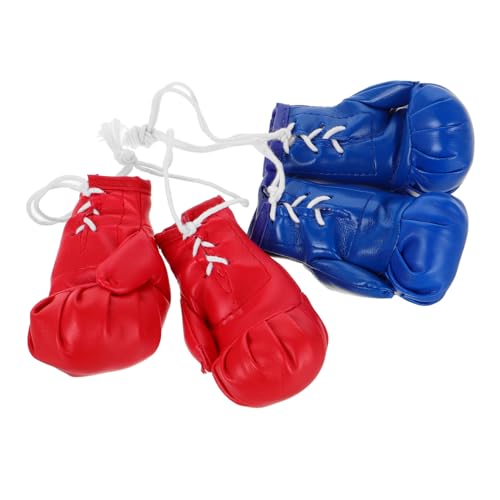 GARIOUANS 4 Stück Mini Boxhandschuhe Realistische Boxing Souvenirs Teiliges Rot Blau Anhänger Auto Rückspiegel Weihnachtsdekoration Party für Boxfans GARIOUANS 4 Stück Mini Boxhandschuhe Realistische Boxing Souvenirs Teiliges Rot Blau Anhänger Auto Rückspiegel Weihnachtsdekoration Party für Boxfans von GARIOUANS