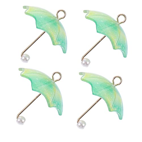 GARIOUANS 4 Stück Miniatur Regenschirm Ohrringe Kreative DIY Ohrhängerdekoration Vielseitige Schmuckaccessoires Hochwertigem für Persönliche Gestaltungen und Bastelprojekte von GARIOUANS