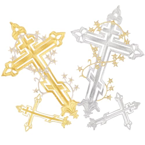 GARIOUANS 4 Stück Muster Aufnäher Bügelbilder für Kleidung Dekorative Patches für Taschen Vielseitig Einsetzbare Stoffapplikationen GARIOUANS 4 Stück Muster Aufnäher Bügelbilder für Kleidung Dekorative Patches für Taschen Vielseitig Einsetzbare Stoffapplikationen von GARIOUANS