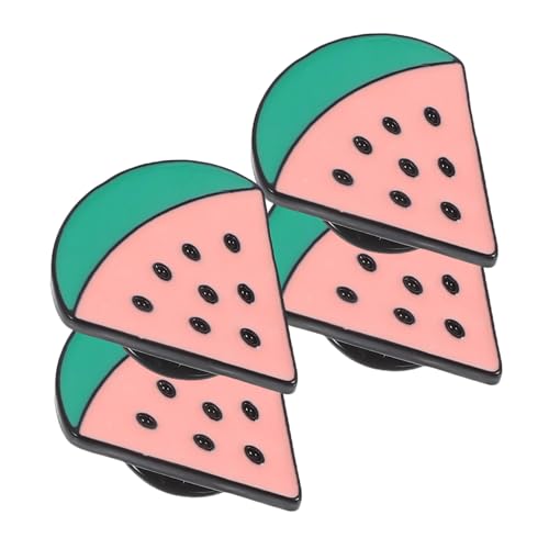 GARIOUANS 4 Stück Obstbrosche Wassermelonen Reversbrosche Damenbrosche Für Taschen Broschen Broschenabzeichen Sommernadel Sommergeburtstagsdekorationen Charm Nadel Kostümdekor von GARIOUANS