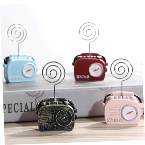 GARIOUANS 4 Stück Retro Telefon Radios design Memo Clips aus Resin und Robuste Kartenhalter für Büro Zuhause und Studenten Vielseitig für Notizen Fotos und Tischkarten Geeignet GARIOUANS 4 Stück Retro Telefon Radios design Memo Clips aus Resin und Robuste Kartenhalter für Büro Zuhause und Studenten Vielseitig für Notizen Fotos und Tischkarten Geeignet von GARIOUANS