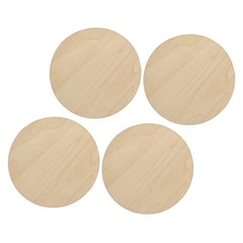 GARIOUANS 4 Stück Runde Holzscheiben Durchmesser Unbehandelte Holzplatten für DIY Basteln Türhänger Dekorationen Bemalbar Stabile Oberfläche Vielseitiges Bastelmaterial GARIOUANS 4 Stück Runde Holzscheiben Durchmesser Unbehandelte Holzplatten für DIY Basteln Türhänger Dekorationen Bemalbar Stabile Oberfläche Vielseitiges Bastelmaterial von GARIOUANS