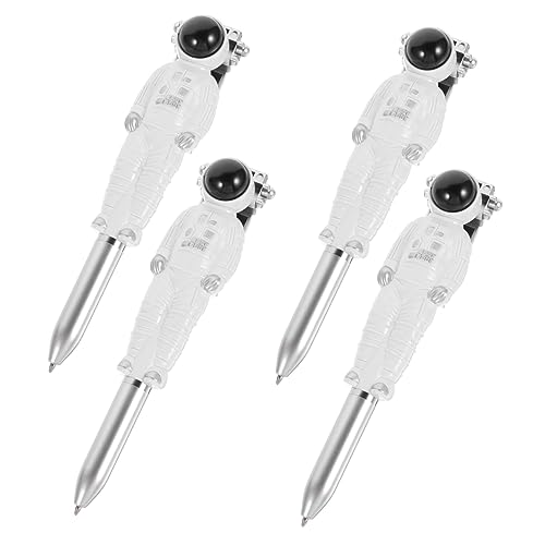 GARIOUANS 4 Stück Teiliges Astronaut Kugelschreiber Gelstift Kreatives Design Glattes Schreiben Tragbar Werbe und Erinnerungsgeschenk von GARIOUANS