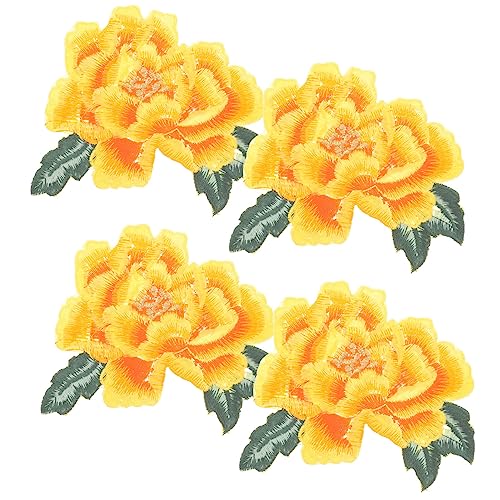GARIOUANS 4 Stück Teiliges Bestickte Blumen Applikationen zum Aufbügeln und Nähen Bunte Embroidery Patches für Kleidung DIY Langlebige Hautfreundliche Textil Accessoires für Jacken Jeans GARIOUANS 4 Stück Teiliges Bestickte Blumen Applikationen zum Aufbügeln und Nähen Bunte Embroidery Patches für Kleidung DIY Langlebige Hautfreundliche Textil Accessoires für Jacken Jeans von GARIOUANS