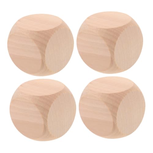 GARIOUANS 4 Stück Teiliges Großes Holz Würfel Unbemalt zum Bemalen DIY Blanko Holzwürfel für Bastelprojekte Spiele Party Dekoration GARIOUANS 4 Stück Teiliges Großes Holz Würfel Unbemalt zum Bemalen DIY Blanko Holzwürfel für Bastelprojekte Spiele Party Dekoration von GARIOUANS