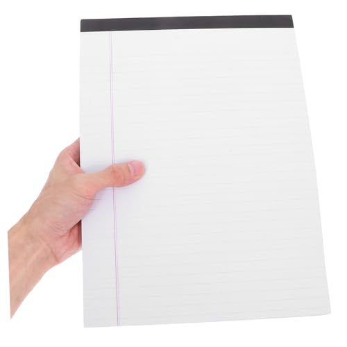 GARIOUANS 4 Stück Teiliges Legal Pad mit Blau Linierten Dickem Schreibpapier und Robustem Kartonrücken für Schüler und Studenten Liniertes Notizblock Schule Büro Schreiben und Notizen GARIOUANS 4 Stück Teiliges Legal Pad mit Blau Linierten Dickem Schreibpapier und Robustem Kartonrücken für Schüler und Studenten Liniertes Notizblock Schule Büro Schreiben und Notizen von GARIOUANS