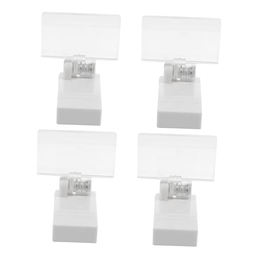 GARIOUANS 4 Stück Teiliges Magnetische Werbeclips mit Doppelseitigem Halter Stabiler Preisschildhalter für Supermarkt Regale Vielseitig Einsetzbar für Schilder Etiketten und Displays GARIOUANS 4 Stück Teiliges Magnetische Werbeclips mit Doppelseitigem Halter Stabiler Preisschildhalter für Supermarkt Regale Vielseitig Einsetzbar für Schilder Etiketten und Displays von GARIOUANS
