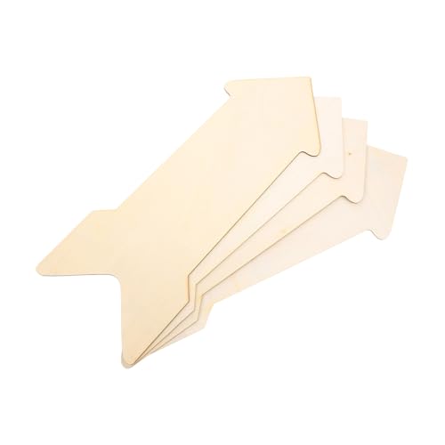 GARIOUANS 4 Stück Teiliges Naturbelassene Holzpfeile zum Basteln Robuste DIY Holzrohlinge Glatte Dicke Holzplatten für Malerei Dekoration und Kreative Handwerksprojekte GARIOUANS 4 Stück Teiliges Naturbelassene Holzpfeile zum Basteln Robuste DIY Holzrohlinge Glatte Dicke Holzplatten für Malerei Dekoration und Kreative Handwerksprojekte von GARIOUANS