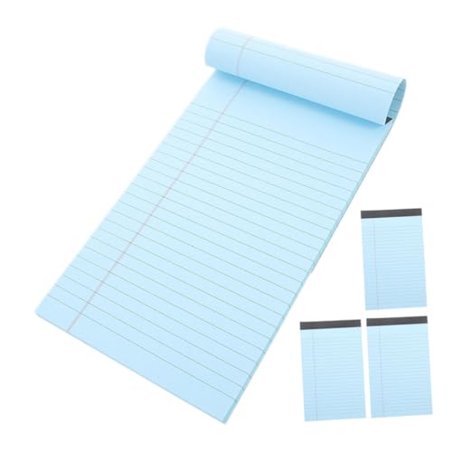 GARIOUANS 4 Stück Teiliges Notizblock Liniert mit Abreißbaren Blättern Tragbares Schreibheft aus Dickem Papier als Legal Pad und Memo Pad für Schüler und Bürogebrauch GARIOUANS 4 Stück Teiliges Notizblock Liniert mit Abreißbaren Blättern Tragbares Schreibheft aus Dickem Papier als Legal Pad und Memo Pad für Schüler und Bürogebrauch von GARIOUANS
