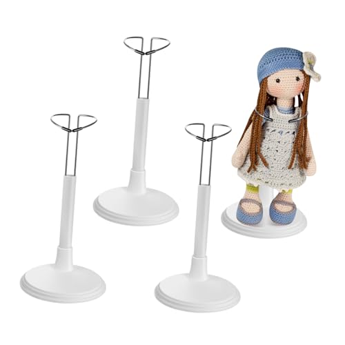 GARIOUANS 4 Stück Teiliges Puppenständer Höhe Praktische Puppenhalter für Schau und Fensterausstellung Leicht Montierbar für Kinderpuppenspiele und Sammlungspräsentation von GARIOUANS
