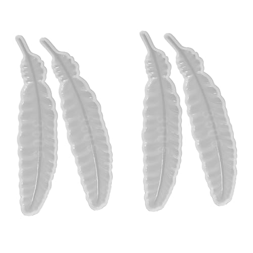 GARIOUANS 4 Stück Teiliges Silikonform Feder Lesezeichen Bastel Schimmel Flexibel Langlebig für DIY Harz Schmuck Epoxidharz Handwerk Kreative Buchzeichen Herstellung GARIOUANS 4 Stück Teiliges Silikonform Feder Lesezeichen Bastel Schimmel Flexibel Langlebig für DIY Harz Schmuck Epoxidharz Handwerk Kreative Buchzeichen Herstellung von GARIOUANS