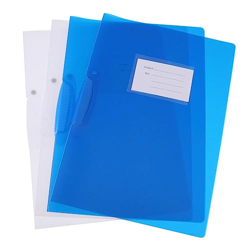 GARIOUANS 4 Stück Teiliges Transparente Dreh Ordner aus Kunststoff Praktische Schnellhefter mit Drehbarem Clip Leichte und Platzsparende Dokumentenmappe für Schule und Büro GARIOUANS 4 Stück Teiliges Transparente Dreh Ordner aus Kunststoff Praktische Schnellhefter mit Drehbarem Clip Leichte und Platzsparende Dokumentenmappe für Schule und Büro von GARIOUANS