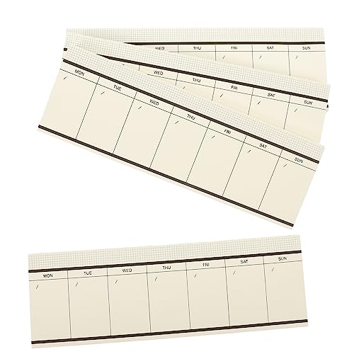 GARIOUANS 4 Stück Wochenplaner Notizblock Teilig Dickes Praktische Wochenübersicht für Terminplanung und Aufgabenorganisation Business Memo Pads und Tragbar GARIOUANS 4 Stück Wochenplaner Notizblock Teilig Dickes Praktische Wochenübersicht für Terminplanung und Aufgabenorganisation Business Memo Pads und Tragbar von GARIOUANS
