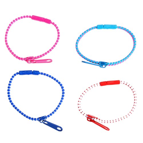 GARIOUANS 4 Stück Zweifarbige Zipper Armbänder Freundschaftsarmband Stress für Mädchen Party Favor Zubehör Wristband Zufällige Farbe GARIOUANS 4 Stück Zweifarbige Zipper Armbänder Freundschaftsarmband Stress für Mädchen Party Favor Zubehör Wristband Zufällige Farbe von GARIOUANS