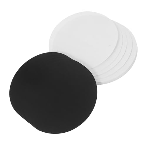 GARIOUANS 40 Blatt Runde Kartonpapiere Farben Dickes DIY Bastelpapier für Grußkarten Aquarell Acryl Skizzen Malen Praktische Zeichenpapiere für Künstler von GARIOUANS