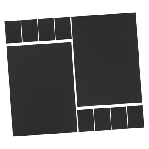 GARIOUANS 40 Blatt Schwarzes Kartonpapier Dickes Bastelkarton für Einladungen Scrapbooking Kartenherstellung Kreatives Gestalten Diy Kunstprojekte Pakete von GARIOUANS