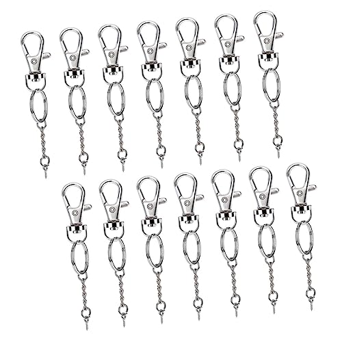 GARIOUANS 40 Sätze Teiliges Key Rings Set mit Drehbaren Karabinern Langlebige Schlüsselringe mit Verlängerungskette DIY Schlüsselanhänger Zubehör für Bastelarbeiten und Schmuckherstellung GARIOUANS 40 Sätze Teiliges Key Rings Set mit Drehbaren Karabinern Langlebige Schlüsselringe mit Verlängerungskette DIY Schlüsselanhänger Zubehör für Bastelarbeiten und Schmuckherstellung von GARIOUANS