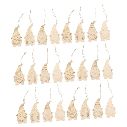GARIOUANS 40 Stück Holz Gnome Anhänger Unbehandelt für DIY Weihnachtsdeko Bastelbedarf Personalisierte Ornamentgestaltung Malen mit Familie und Freunden GARIOUANS 40 Stück Holz Gnome Anhänger Unbehandelt für DIY Weihnachtsdeko Bastelbedarf Personalisierte Ornamentgestaltung Malen mit Familie und Freunden von GARIOUANS