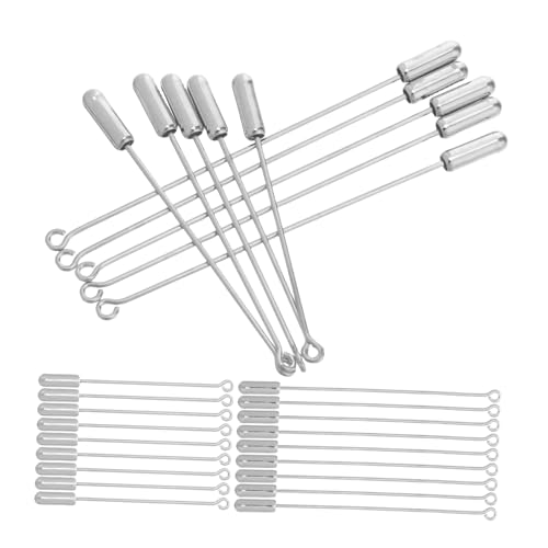 GARIOUANS 40 Stück Metall Broschen mit Sicherheitsverschluss Robuste Diy Zubehör für Anzug Krawatte Hut und Schmuckgestaltung für Kreative Modeaccessoires GARIOUANS 40 Stück Metall Broschen mit Sicherheitsverschluss Robuste Diy Zubehör für Anzug Krawatte Hut und Schmuckgestaltung für Kreative Modeaccessoires von GARIOUANS