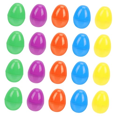 GARIOUANS 40 Stück Ostereier aus Kunststoff Eier für Bastelprojekte Party Dekoration und Überraschungen für Ostern Hochzeiten und Feiertagsgeschenke GARIOUANS 40 Stück Ostereier aus Kunststoff Eier für Bastelprojekte Party Dekoration und Überraschungen für Ostern Hochzeiten und Feiertagsgeschenke von GARIOUANS