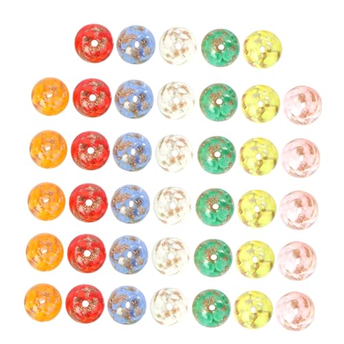 GARIOUANS 40 Stück Teiliges Bunte Glasperlen für DIY Schmuckherstellung Handgefertigte Armbandperlen Vielseitige Bastelperlen für Ketten und Armbänder Langlebiges Material zum Auffädeln GARIOUANS 40 Stück Teiliges Bunte Glasperlen für DIY Schmuckherstellung Handgefertigte Armbandperlen Vielseitige Bastelperlen für Ketten und Armbänder Langlebiges Material zum Auffädeln von GARIOUANS