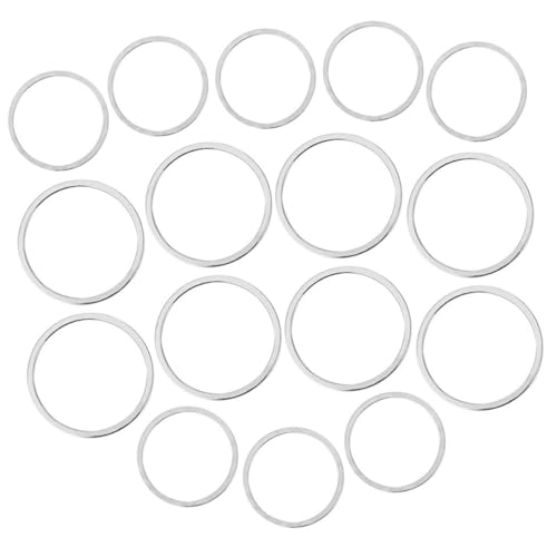 GARIOUANS 40 Stück Teiliges Geometrisches DIY Ohrring Anhänger Runde Hohle Charms Kettenanhänger für Schmuckherstellung Vielseitig Einsetzbar für Bastelprojekte GARIOUANS 40 Stück Teiliges Geometrisches DIY Ohrring Anhänger Runde Hohle Charms Kettenanhänger für Schmuckherstellung Vielseitig Einsetzbar für Bastelprojekte von GARIOUANS