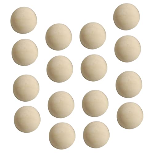 GARIOUANS 40 Stück Teiliges Halbe Holz Bastelkugeln Naturbelassene Mini Holz Halbkugeln zum Bemalen und Basteln Glatte Oberfläche Robust für DIY Projekte und Wohnaccessoires GARIOUANS 40 Stück Teiliges Halbe Holz Bastelkugeln Naturbelassene Mini Holz Halbkugeln zum Bemalen und Basteln Glatte Oberfläche Robust für DIY Projekte und Wohnaccessoires von GARIOUANS
