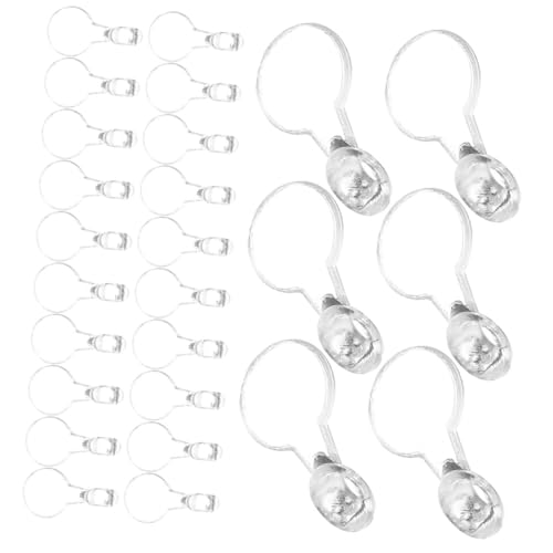 GARIOUANS 400 Stück Flache Transparente Schmuckbails zum Aufkleben für Halsketten Armbänder und Ohrringe Leicht zu Handhabende DIY anhänger zum Basteln Vielseitiger Charms von GARIOUANS