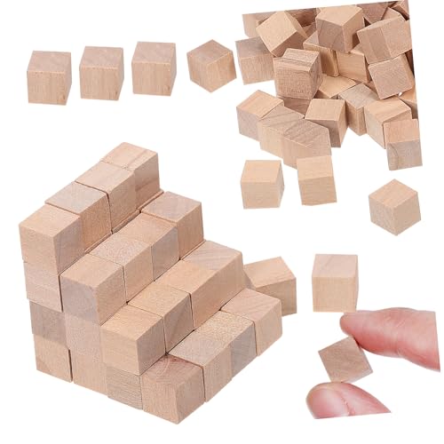 GARIOUANS 400 Stück Kleine Naturbelassene Holzklötzchen Quadratisch Blanko Bastelwürfel aus Massivem Holz für DIY Projekte Kreative Holzbausteine zum Bemalen und Basteln GARIOUANS 400 Stück Kleine Naturbelassene Holzklötzchen Quadratisch Blanko Bastelwürfel aus Massivem Holz für DIY Projekte Kreative Holzbausteine zum Bemalen und Basteln von GARIOUANS