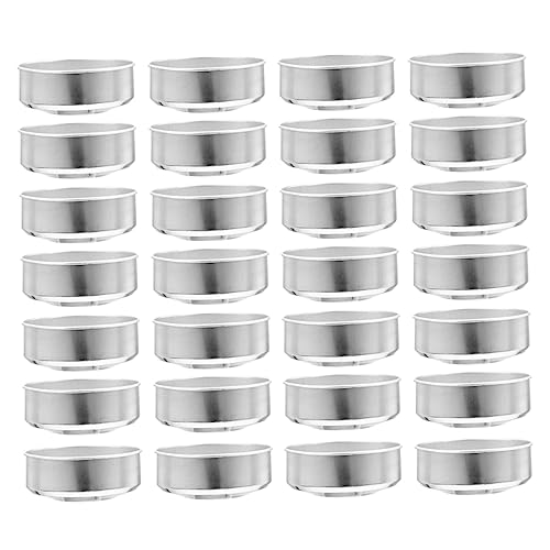 GARIOUANS 400 Stück Leere Aluminium Kerzenbehälter für DIY Kerzenherstellung Runde Teelicht Dosen für Aromatherapie und Kreative Projekte von GARIOUANS