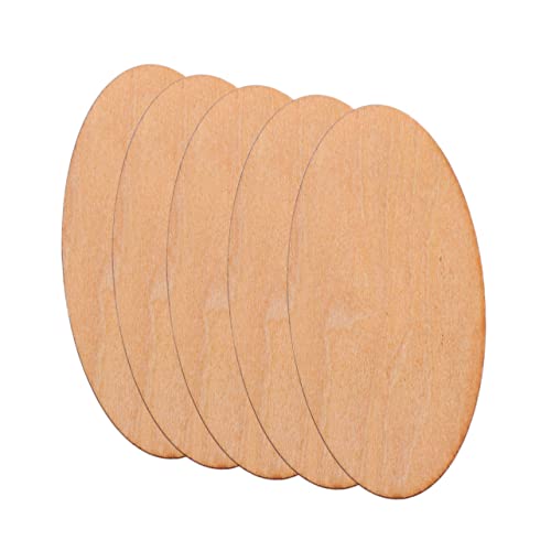 GARIOUANS 40Stücke DIY Holzscheiben Oval Slices Anhänger Hochwertigem Lindenholz Unvollendete Holzstücke für Bastelprojekte Geeignet für Kartenherstellung und Dekoration GARIOUANS 40Stücke DIY Holzscheiben Oval Slices Anhänger Hochwertigem Lindenholz Unvollendete Holzstücke für Bastelprojekte Geeignet für Kartenherstellung und Dekoration von GARIOUANS