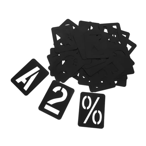 GARIOUANS 42 Stück Vorlage für Zahlenbuchstaben möbel zeichnen Schablonen nach Malvorlagen für Zahlensymbole coole Schablonen Buchstaben- und Zahlenschablonen Malschablonen pp Schwarz GARIOUANS 42 Stück Vorlage für Zahlenbuchstaben möbel zeichnen Schablonen nach Malvorlagen für Zahlensymbole coole Schablonen Buchstaben- und Zahlenschablonen Malschablonen pp Schwarz von GARIOUANS