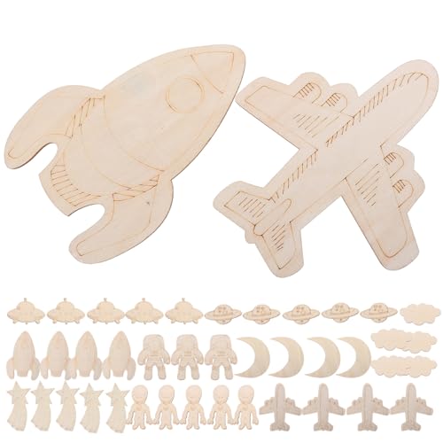 GARIOUANS 45 Stück Teiliges Holzspäne Basteln Natürliche Unbehandelte Weltraum motive Stabile Holzscheiben für DIY dekoration Kinderfreundlich Vielseitig Einsetzbar für Kreative GARIOUANS 45 Stück Teiliges Holzspäne Basteln Natürliche Unbehandelte Weltraum motive Stabile Holzscheiben für DIY dekoration Kinderfreundlich Vielseitig Einsetzbar für Kreative von GARIOUANS