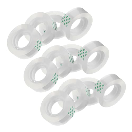 GARIOUANS 48 Rollen Transparentes Klebeband Zum Nachfüllen, Transparente Klebeband-nachfüllrollen Für Büro, Zuhause, Schule, Zum Korrigieren Von Lesen Und Schreiben, 18 Mm von GARIOUANS