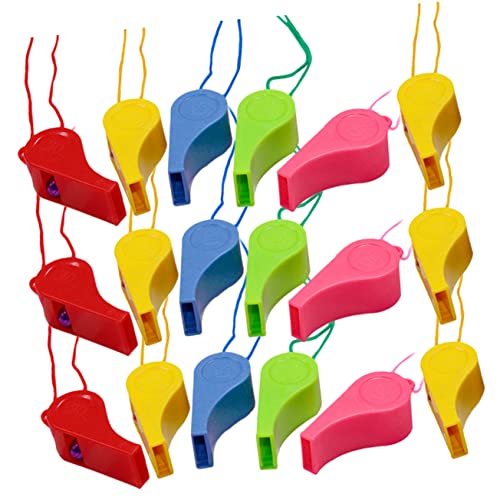 GARIOUANS 48Stücke Pfeifen mit Lanyard Bunte Plastikpfeifen für Schiedsrichter Training Sport Partys und Spiele Langlebiges für Erwachsene GARIOUANS 48Stücke Pfeifen mit Lanyard Bunte Plastikpfeifen für Schiedsrichter Training Sport Partys und Spiele Langlebiges für Erwachsene von GARIOUANS